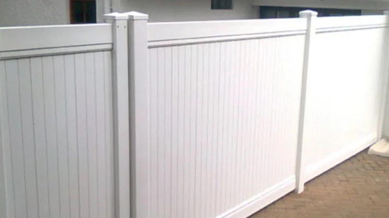 pvc private fence